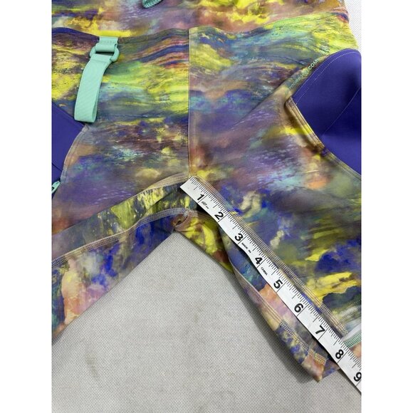 Lululemon Cargo Super High Rise Hiking Shorts Womens 6 Nature Multi Read - Picture 7 of 11